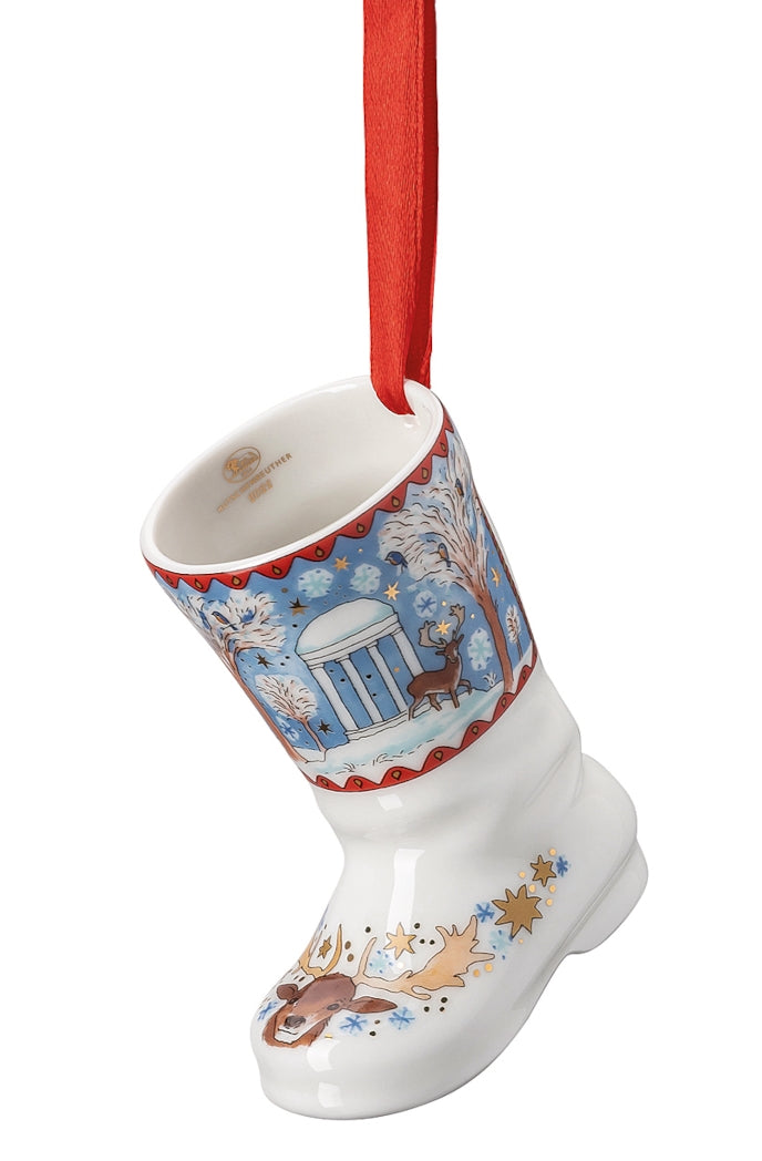 Hutschenreuther Sammelserie 2022 Porzellanstiefel Weihnachtsabend - Produktbild 2