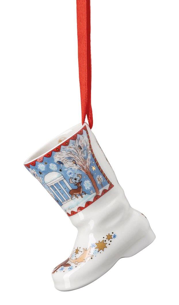 Hutschenreuther Sammelserie 2022 Porzellanstiefel Weihnachtsabend - Produktbild 3