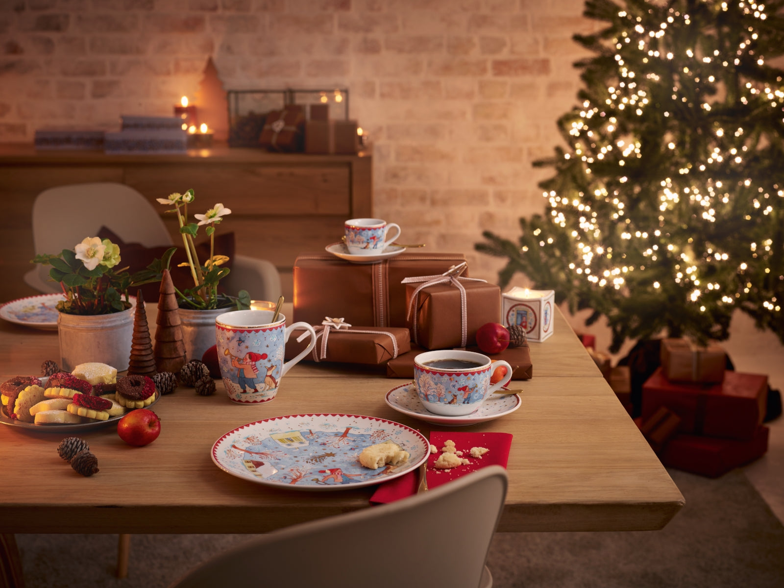 Hutschenreuther Sammelserie 2022 Cappuccinota. 2-tlg. Weihnachtsa. - Produktbild 2
