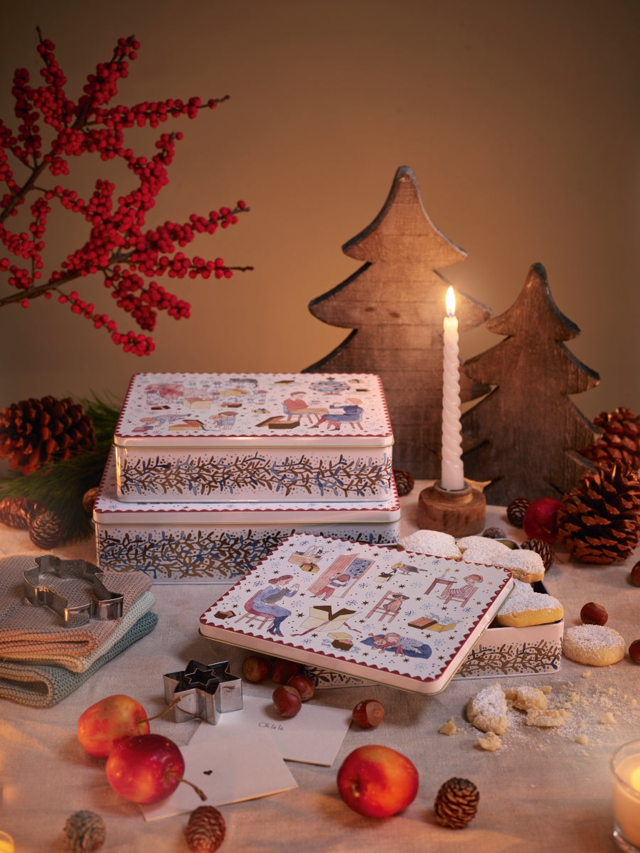 Hutschenreuther Sammelserie 22 Set 3 Plätzchendosen Weihnachtsa. - Produktbild 4