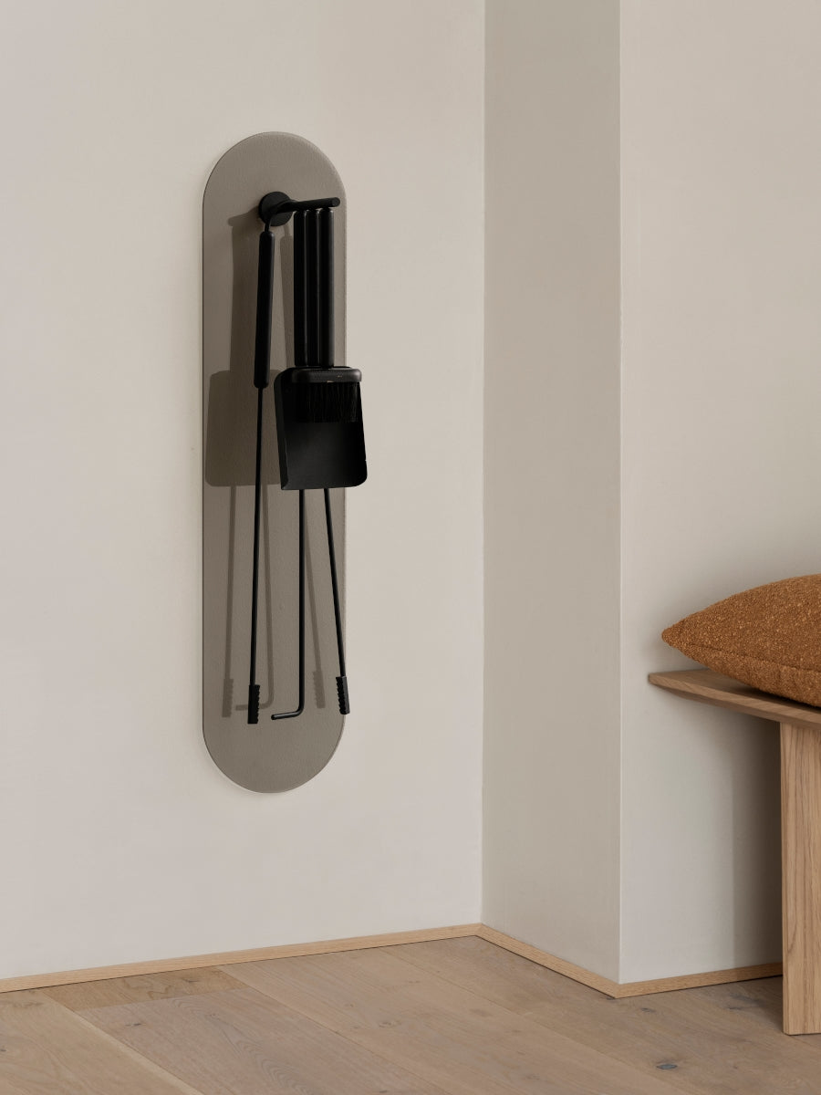 Blomus ASHI Kaminbesteck black wandmontiert 3tlg - Produktbild 2