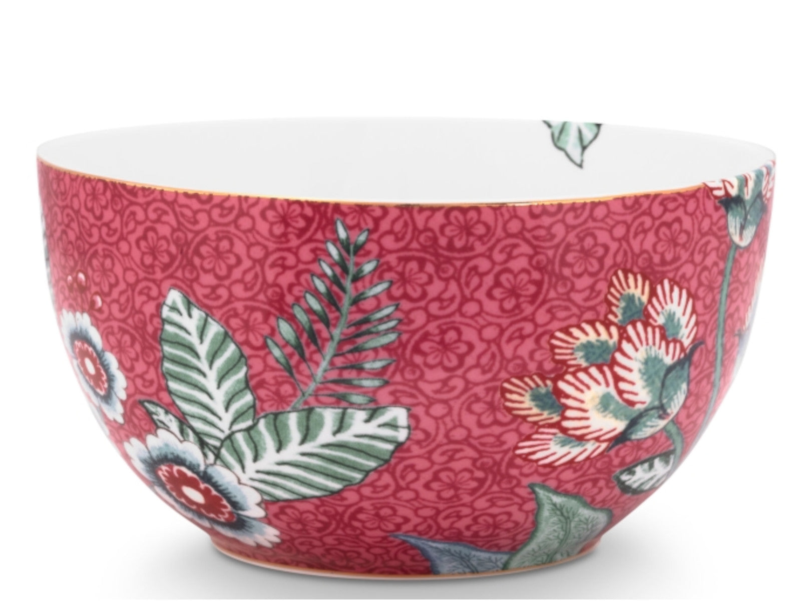 PIP STUDIO Flower Festival scallop Bowl dark pink 12 cm - Produktbild 2