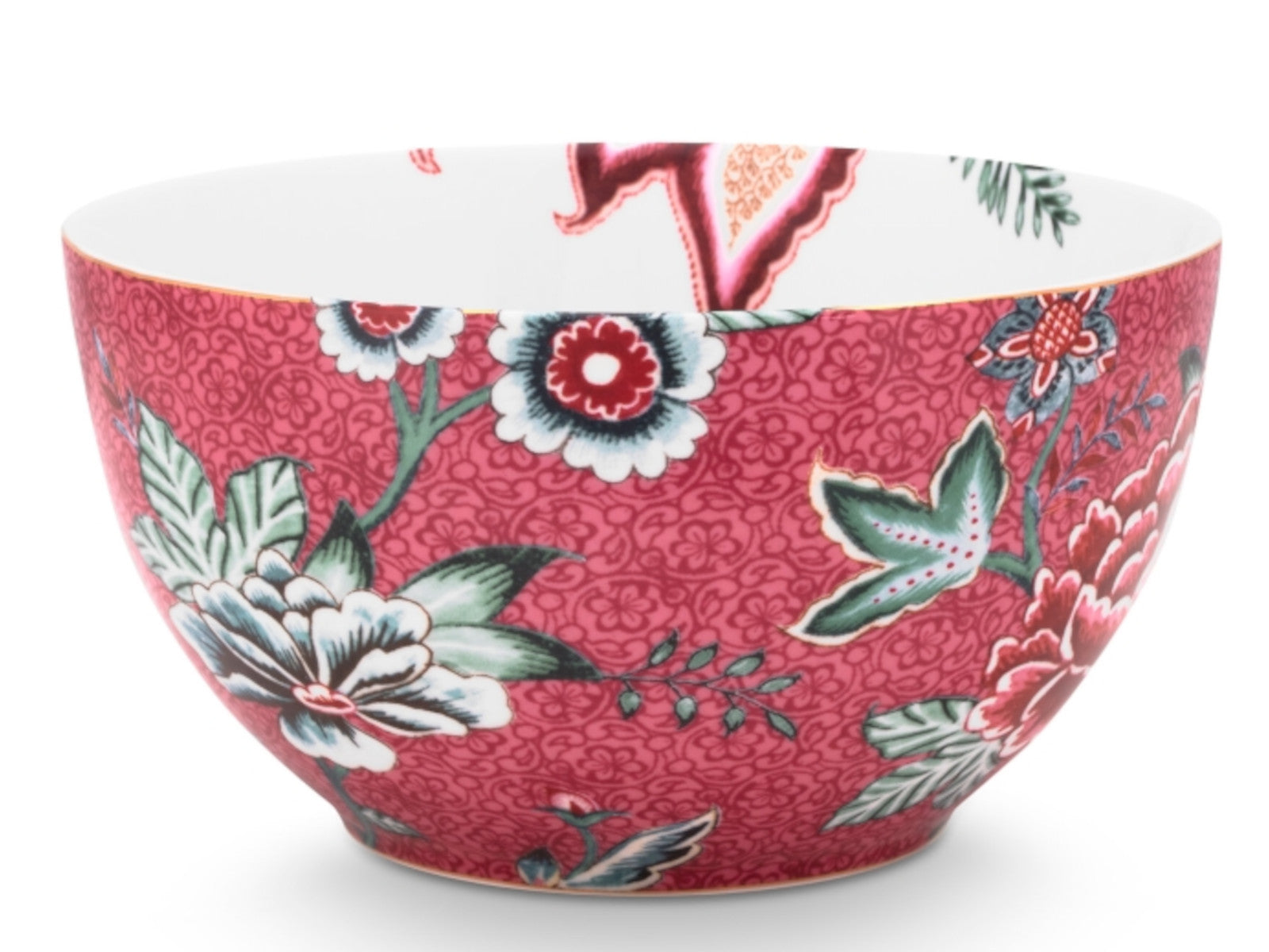 PIP STUDIO Flower Festival scallop Bowl dark pink 15 cm - Produktbild 2