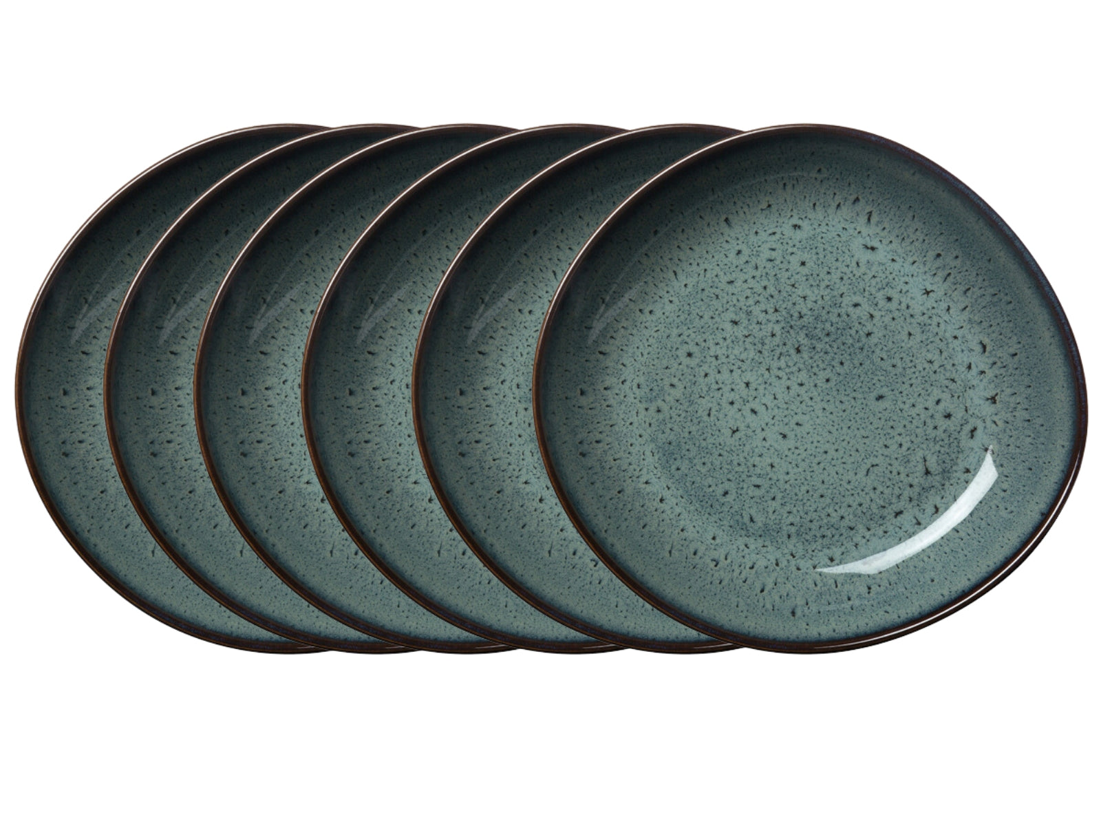 like. by Villeroy & Boch Lave gris Schale flach klein 22 cm Set6
