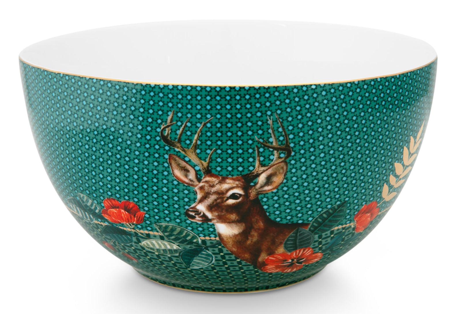 PIP STUDIO Winter Wonderland Bowl deer green 18 cm - Produktbild 2