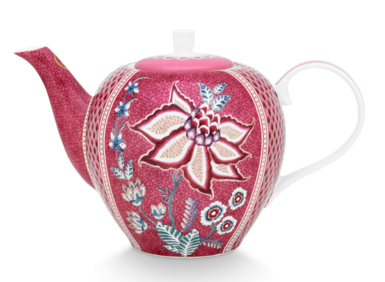 PIP STUDIO Flower Festival Teekanne large dark pink 1,6 l - Produktbild 2