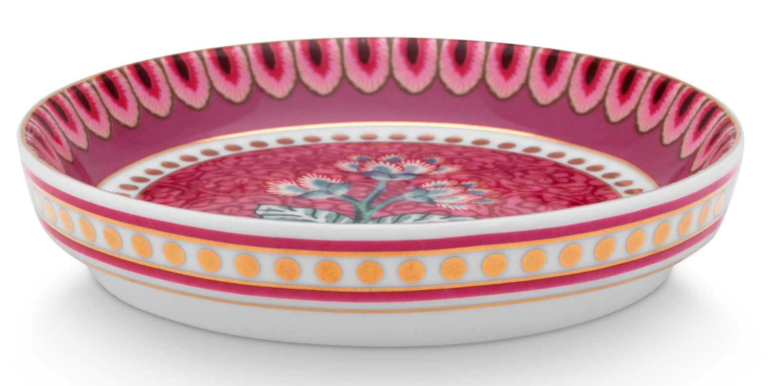 PIP STUDIO Flower Festival Teebeutelablage dark pink 9 cm - Produktbild 2