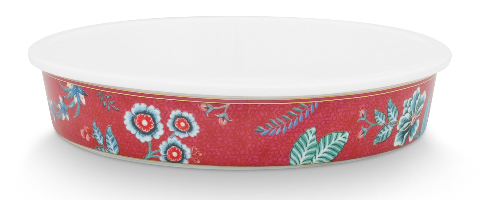PIP STUDIO Flower Festival Backform rund dark pink 25,5 cm - Produktbild 2