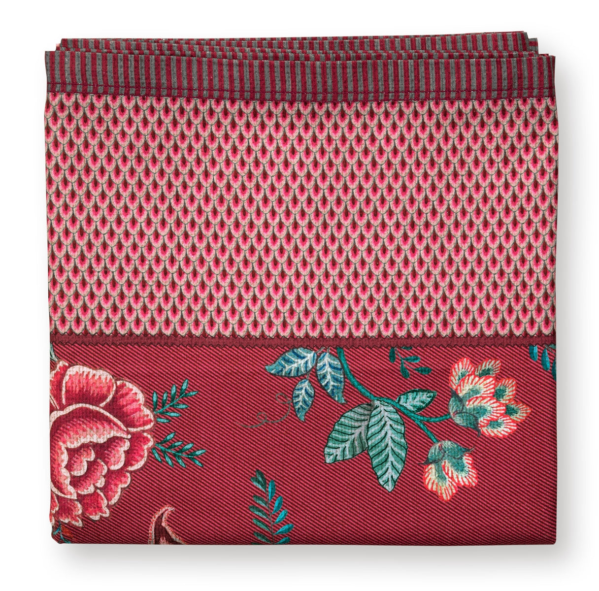 PIP STUDIO Flower Festival Tischdecke dark pink 150 x 250 cm - Produktbild 3