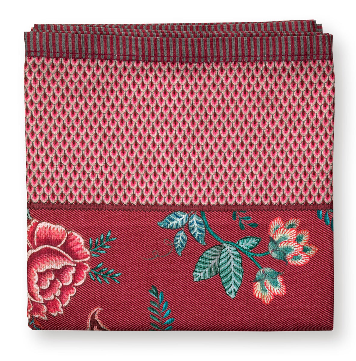 PIP STUDIO Flower Festival Tischdecke dark pink 150 x 300 cm - Produktbild 3