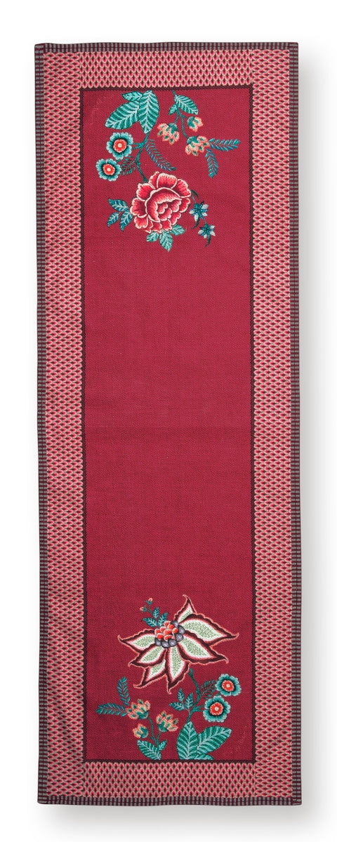 PIP STUDIO Flower Festival Tischläufer dark pink 50 x 150 cm - Produktbild 2