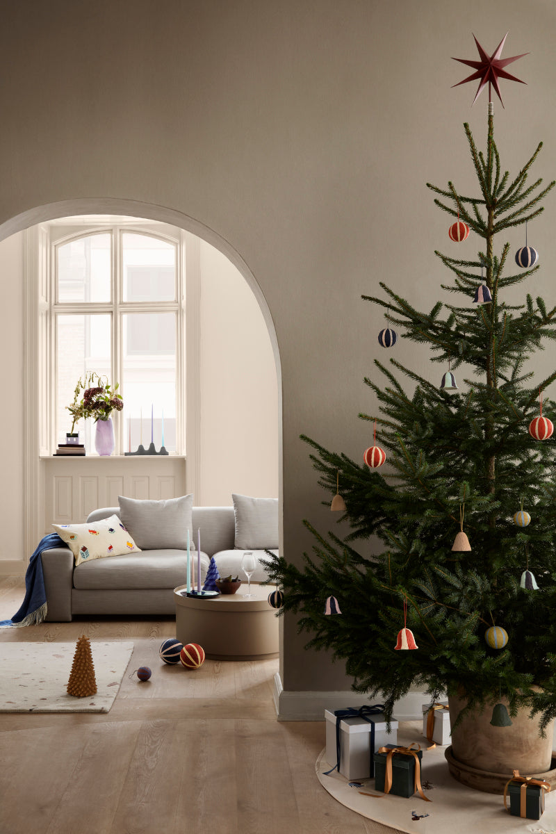 Broste Copenhagen BIRD Weihnachtsbaumdecke smoked paprika 120 cm - Produktbild 2