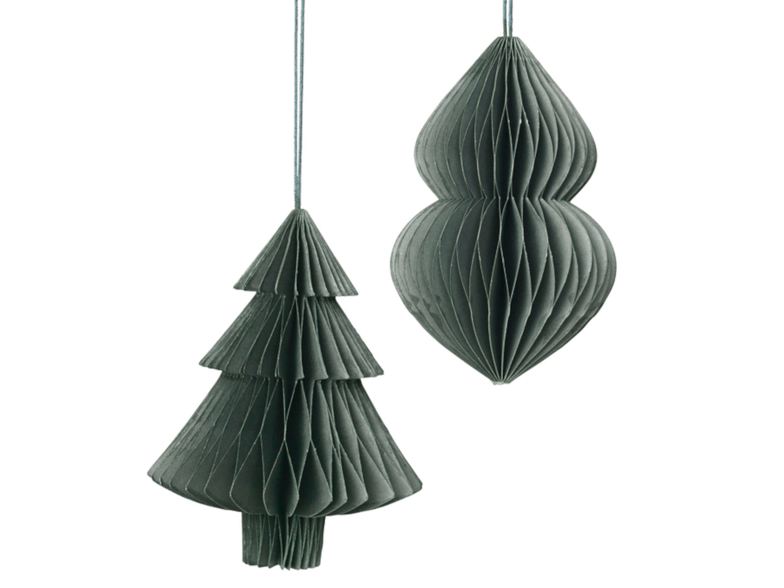 Broste Copenhagen CHRISTMAS MIX Papierhänger thyme Set2