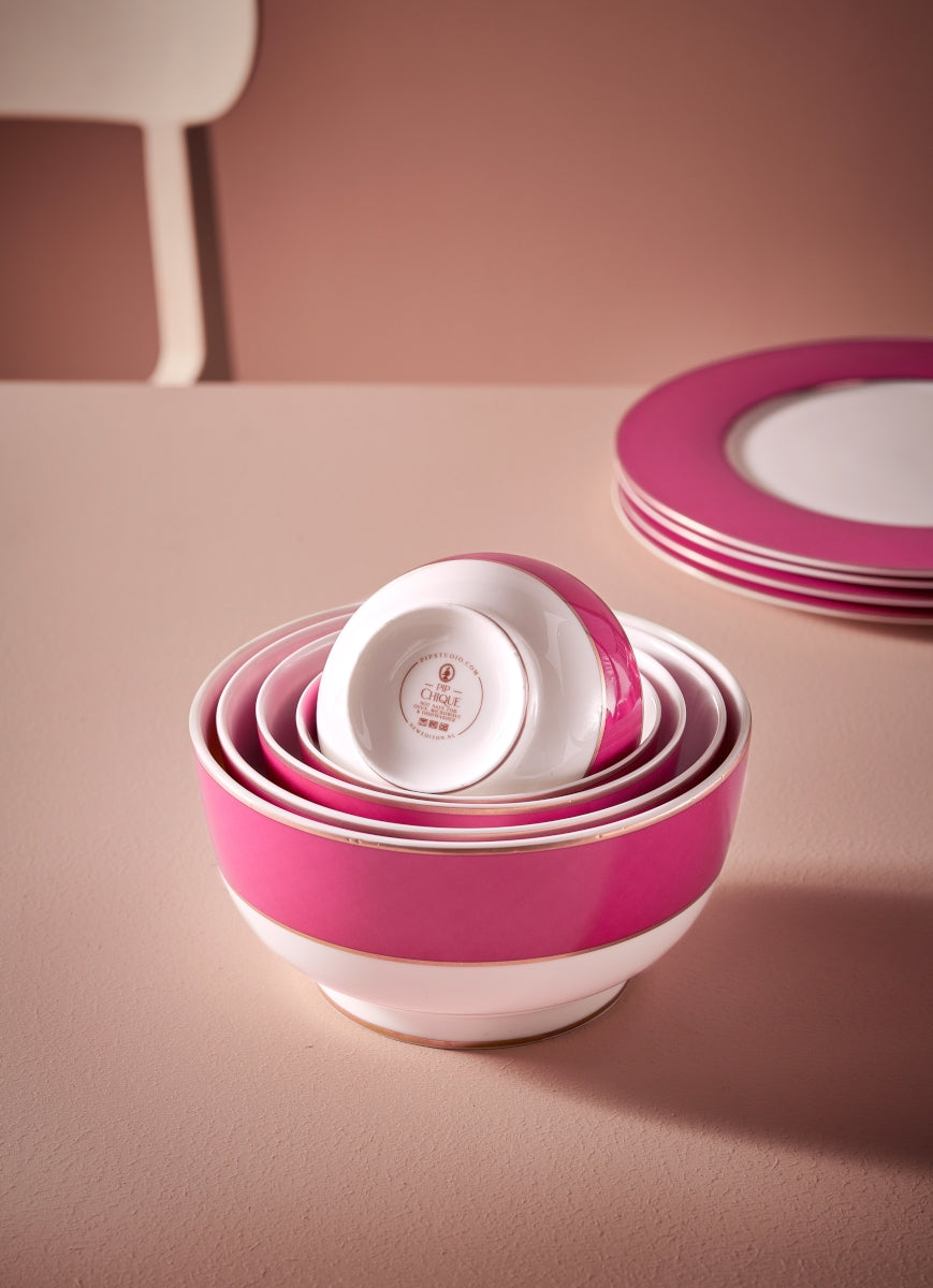 PIP STUDIO Chique Suppenteller gold-pink 23,5 cm - Produktbild 3