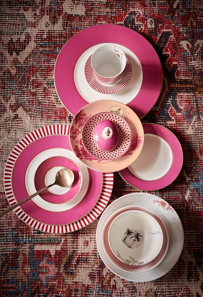 PIP STUDIO Royal Stripes Bowl dark pink 12 cm - Produktbild 4