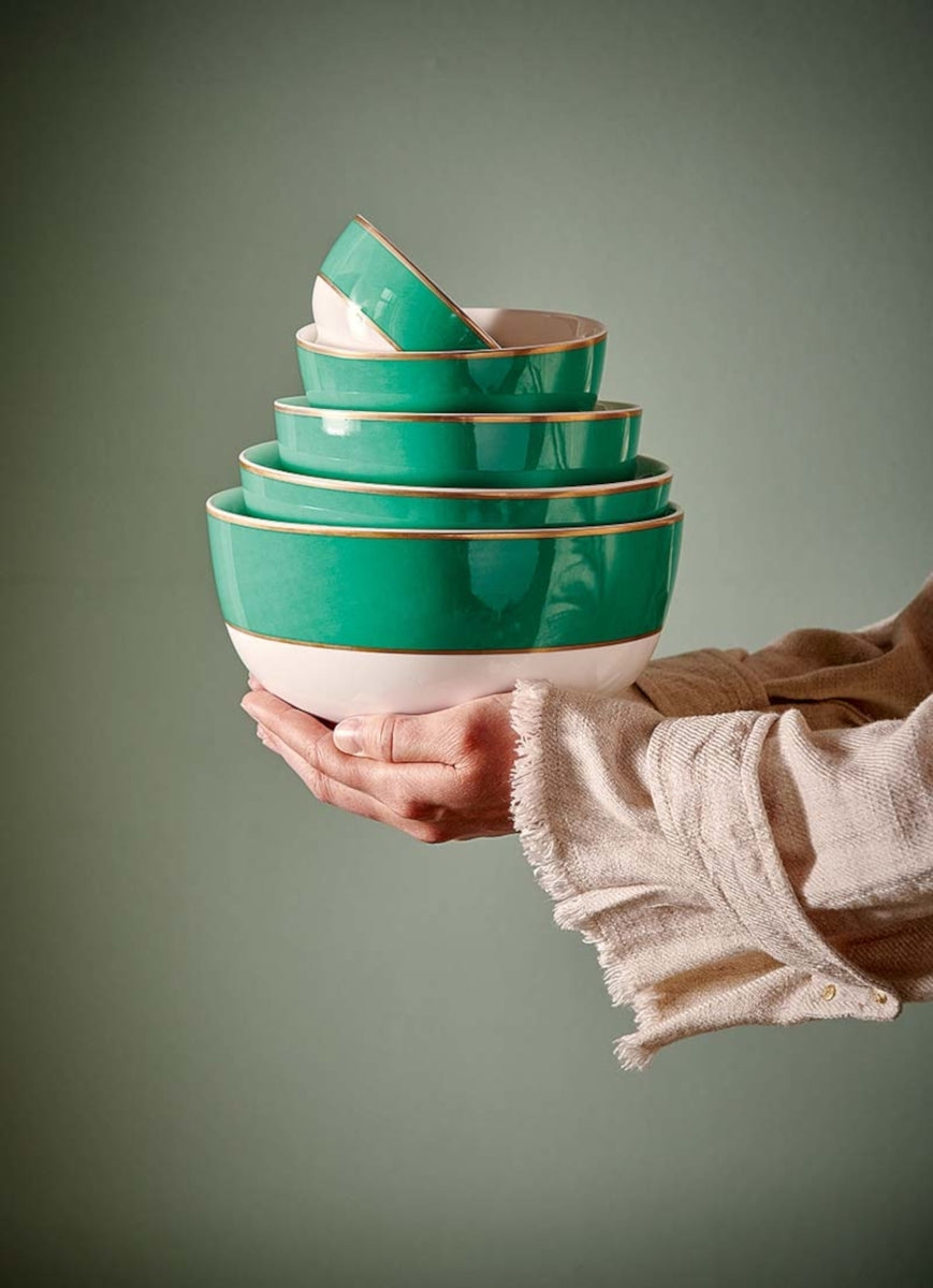 PIP STUDIO Chique Bowl gold-green 11,5 cm - Produktbild 5