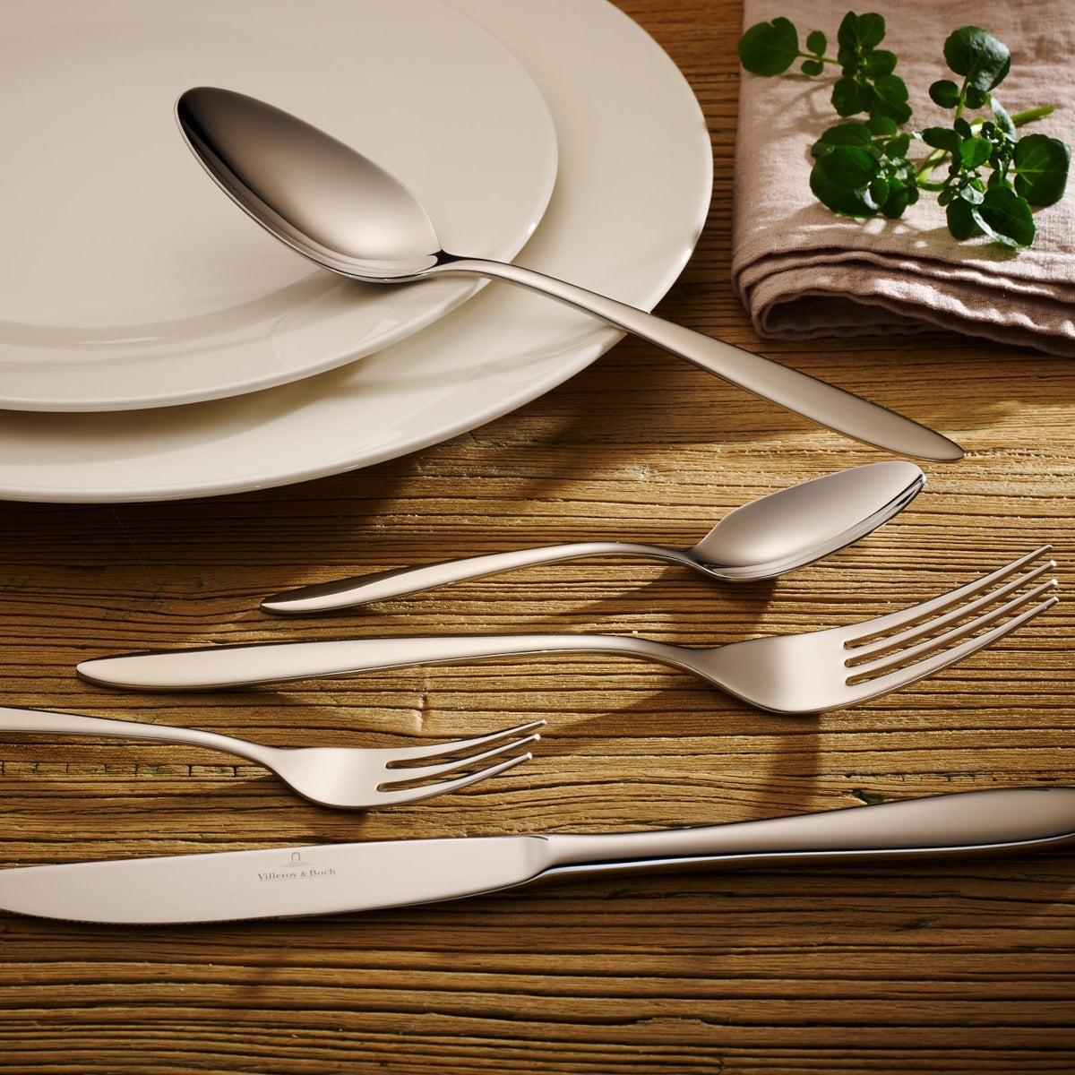 Villeroy & Boch Manufacture Rock Set 18tlg + Besteckset Annalena - Produktbild 2