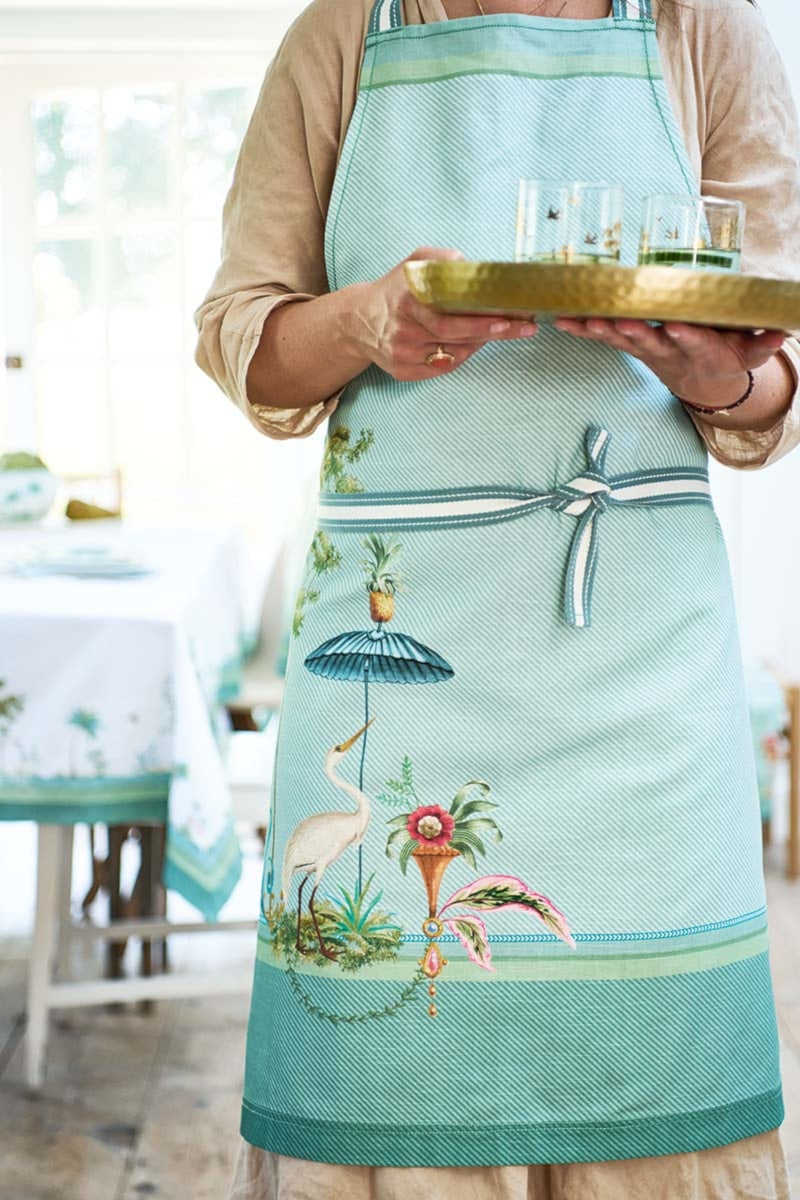 PIP STUDIO Jolie Heron Geschirrtuch Small Green 50x70 cm - Produktbild 4