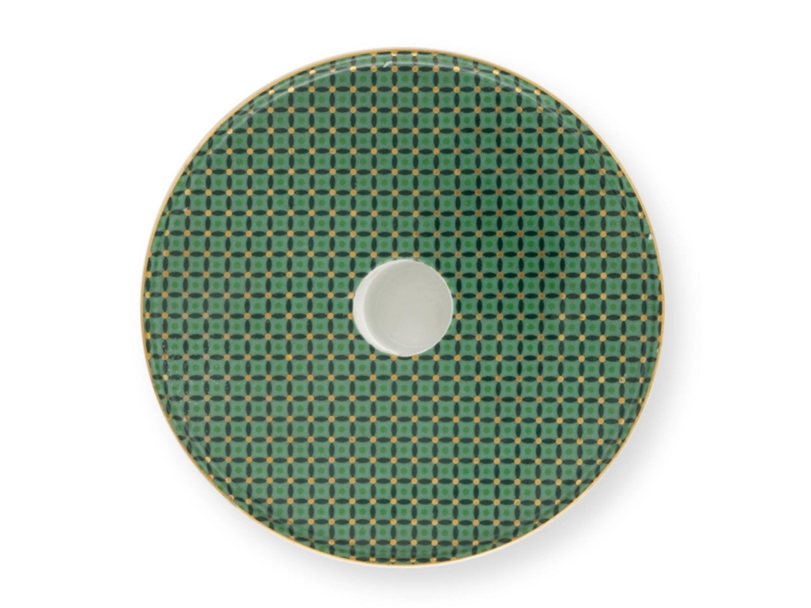 PIP STUDIO Cross Stitch Kerzenhalter grün 14 cm - Produktbild 2