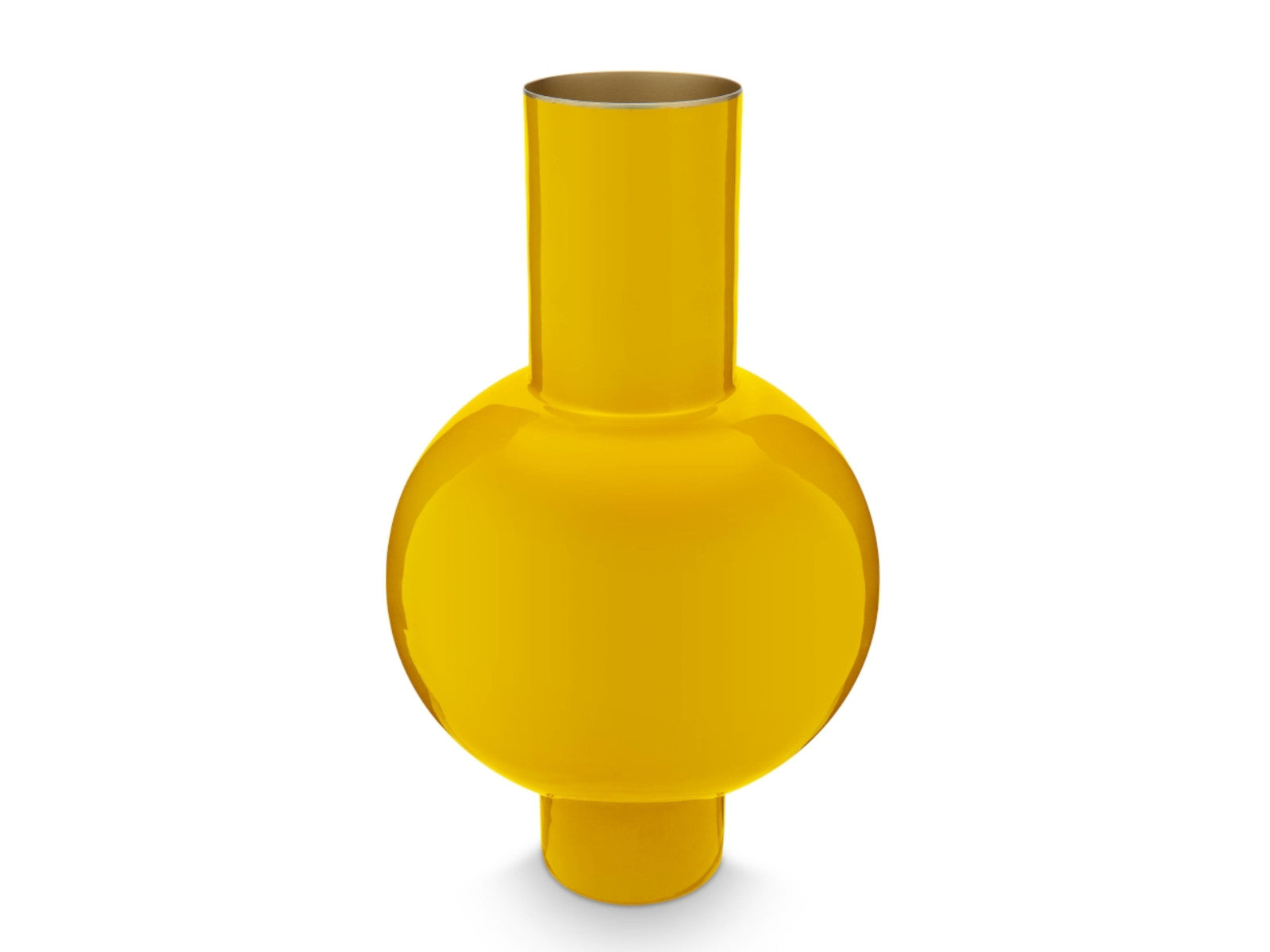 PIP STUDIO Vase Metal medium ockergelb 24 x 40 cm