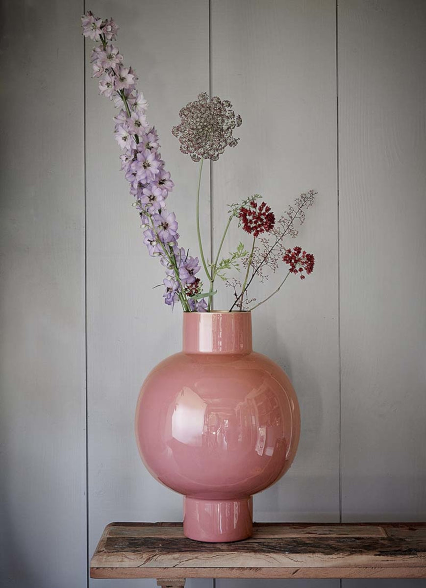 PIP STUDIO Vase Metal groß pink 31,5 x 42 cm - Produktbild 4