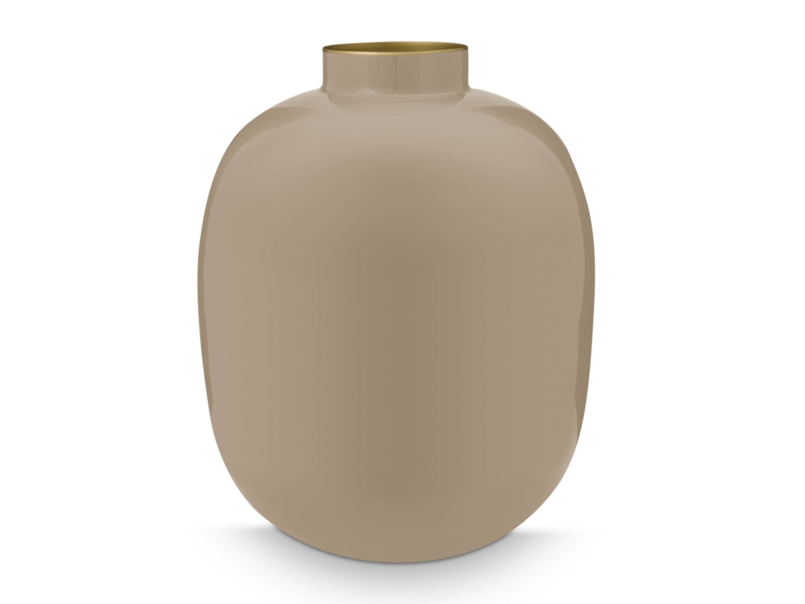 PIP STUDIO Vase Metal khaki 32 cm