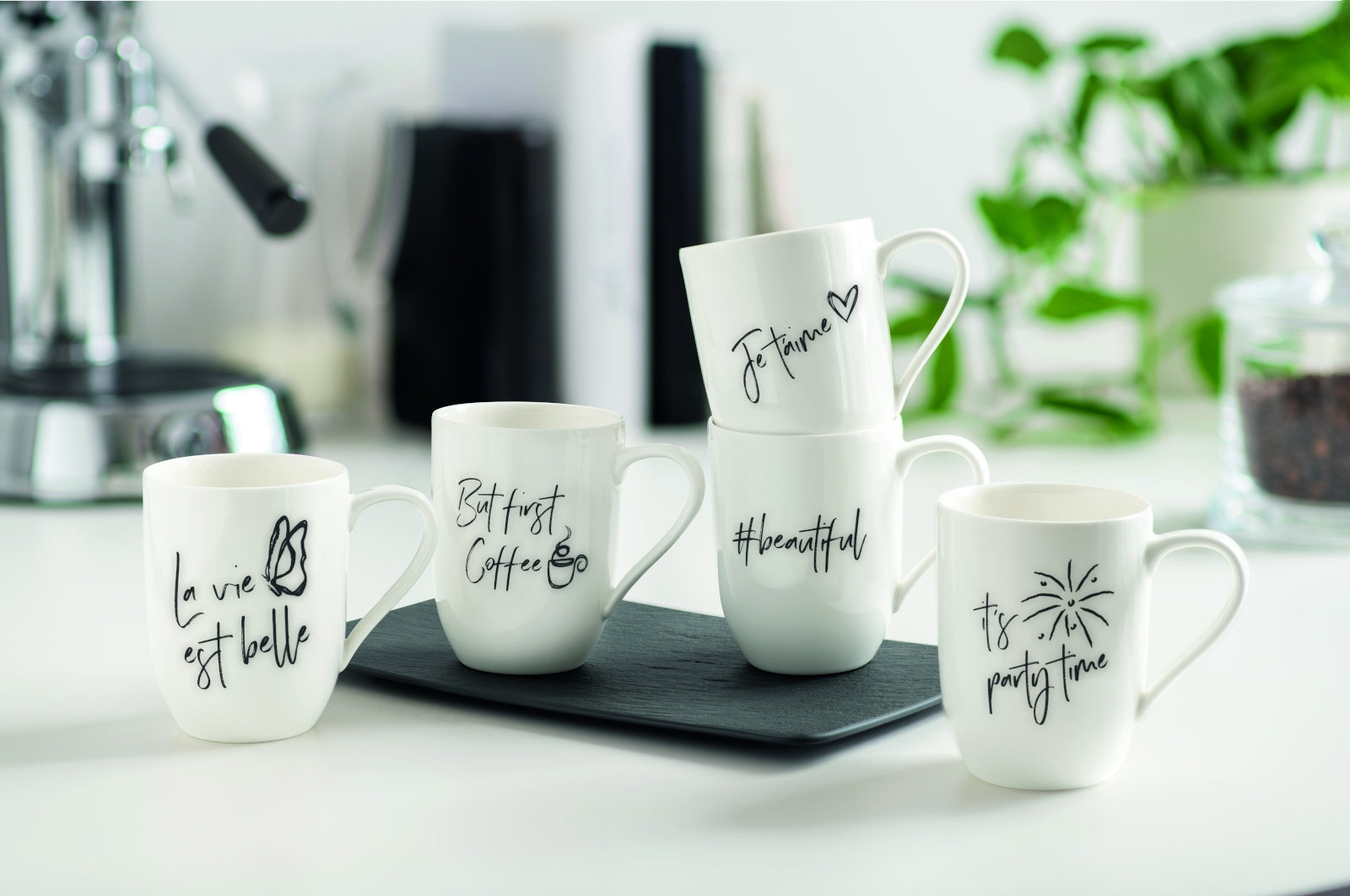 Villeroy & Boch Statement Becher mit Henkel Je t´aime 280ml - Produktbild 4