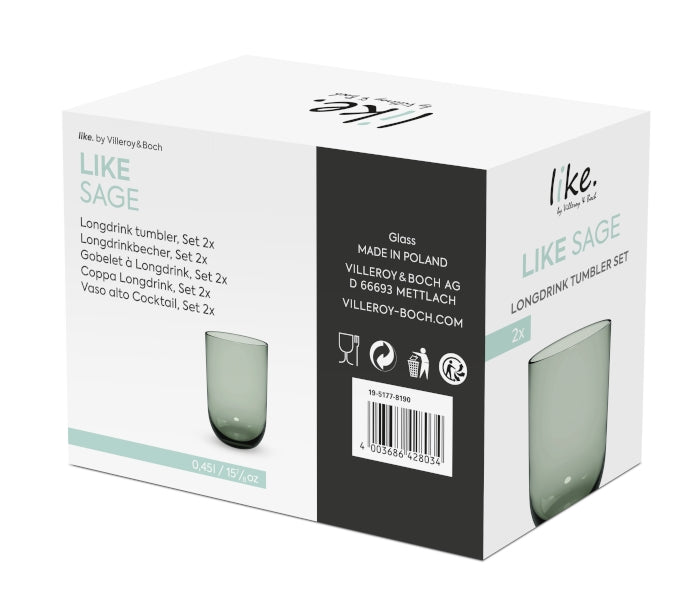 like. by Villeroy & Boch like. by Sage Longdrinkbecher Set 2tlg - Produktbild 3
