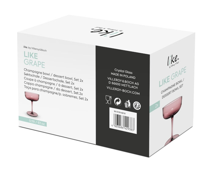 like. by Villeroy & Boch Like Grape Sektschale / Dessertschale Set 2tlg - Produktbild 3