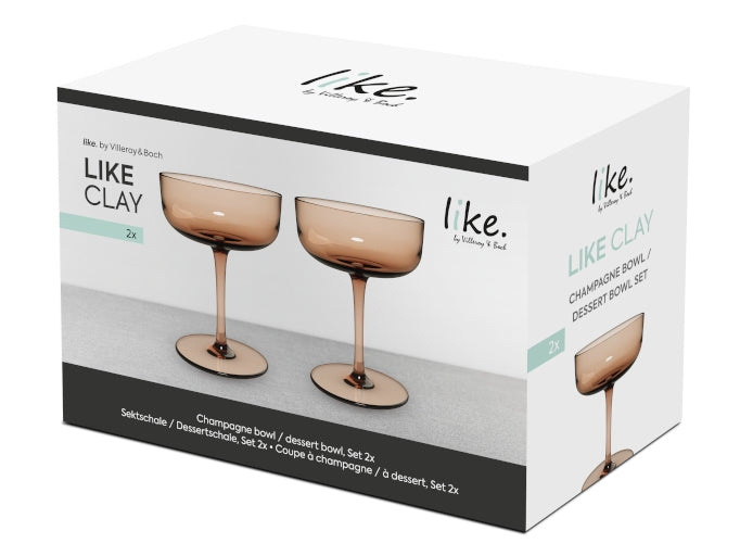 like. by Villeroy & Boch like. by Clay Sektschale / Dessertschale Set 2tlg - Produktbild 3