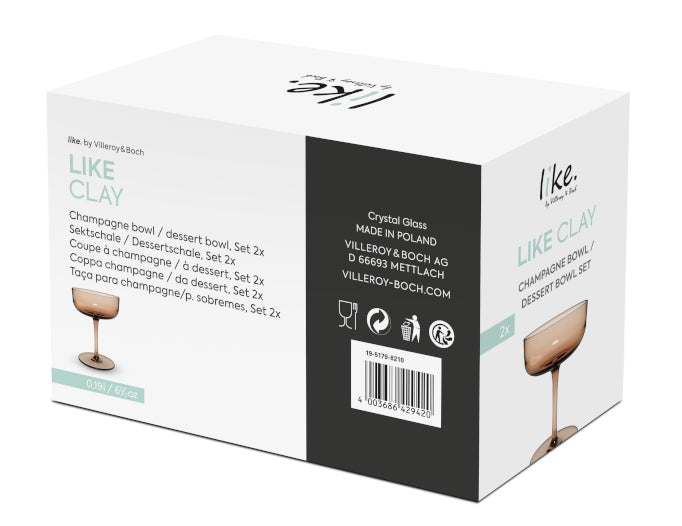 like. by Villeroy & Boch like. by Clay Sektschale / Dessertschale Set 2tlg - Produktbild 4