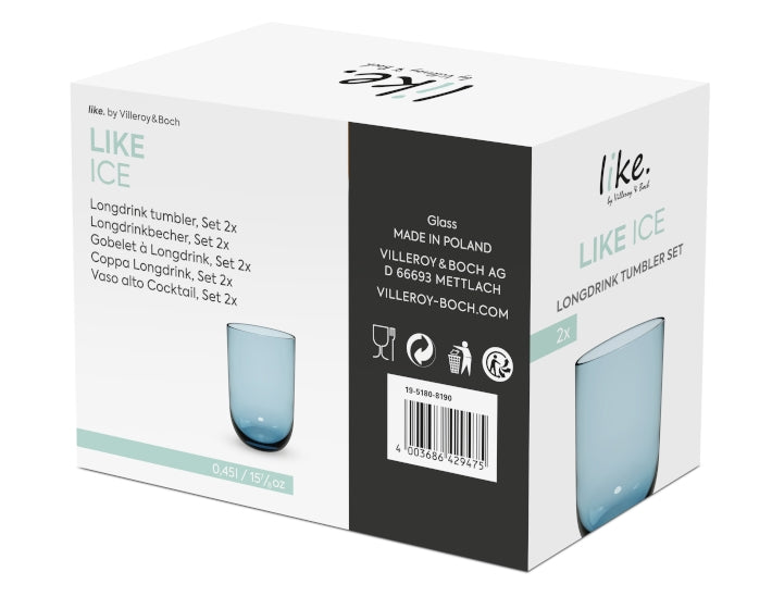like. by Villeroy & Boch Like Ice Longdrinkbecher Set 2tlg - Produktbild 3
