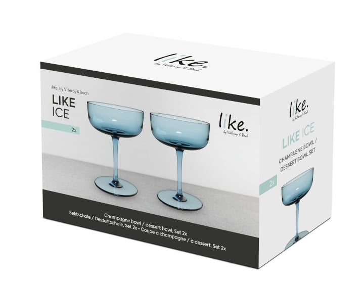 like. by Villeroy & Boch Like Ice Sektschale / Dessertschale Set 2tlg - Produktbild 2