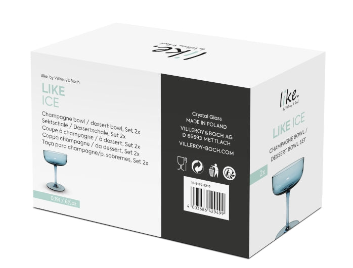 like. by Villeroy & Boch Like Ice Sektschale / Dessertschale Set 2tlg - Produktbild 3