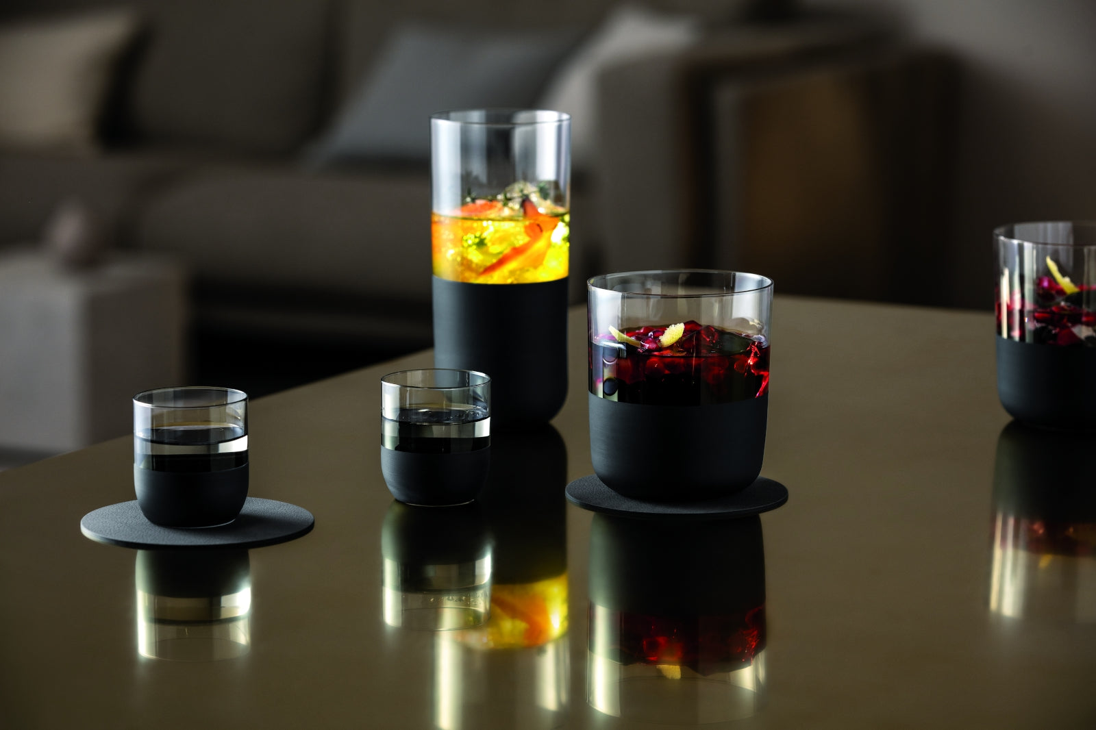 Villeroy & Boch Manufacture Rock Longdrinkbecher Set 4tlg. - Produktbild 4