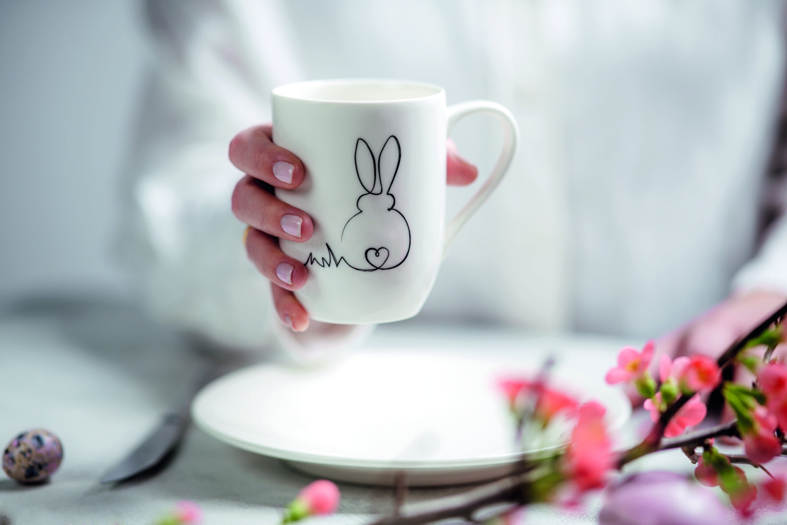 Villeroy & Boch Statement Becher mit Henkel Oster Set Hase 2tlg. - Produktbild 4