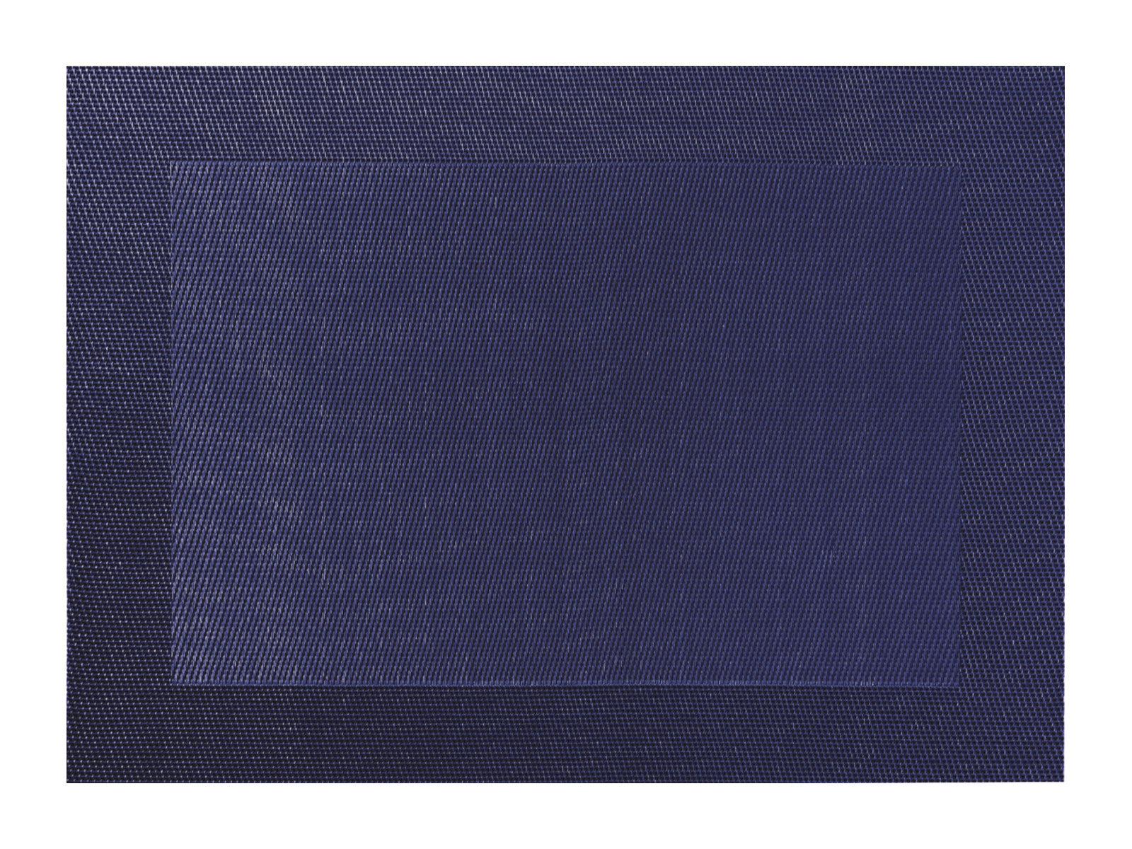 ASA Tischset gewebter Rand deep blue 46 x 33 cm