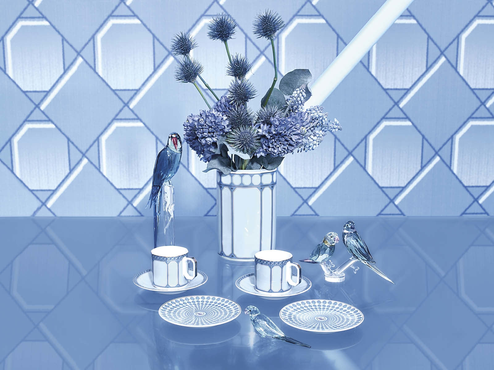 SwarosvkiXRosenthal Signum Azure Teller flach 10 cm - Produktbild 6