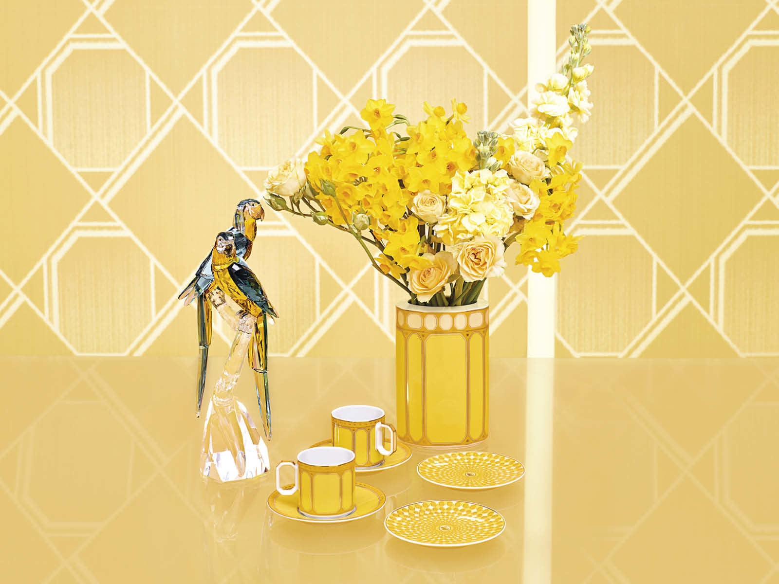 SwarosvkiXRosenthal Signum Jonquil Teller flach 10 cm - Produktbild 5