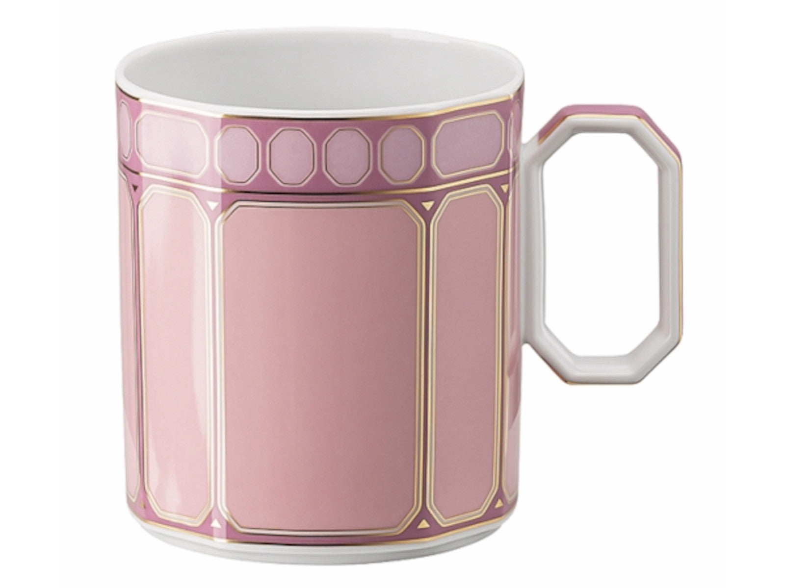 SwarosvkiXRosenthal Signum Rose Becher mit Henkel 390 ml