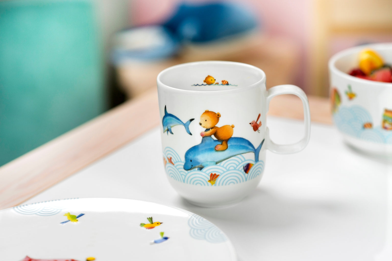 Villeroy & Boch Happy as a Bear Kinderbecher mit Henkel groß 0,28l - Produktbild 2