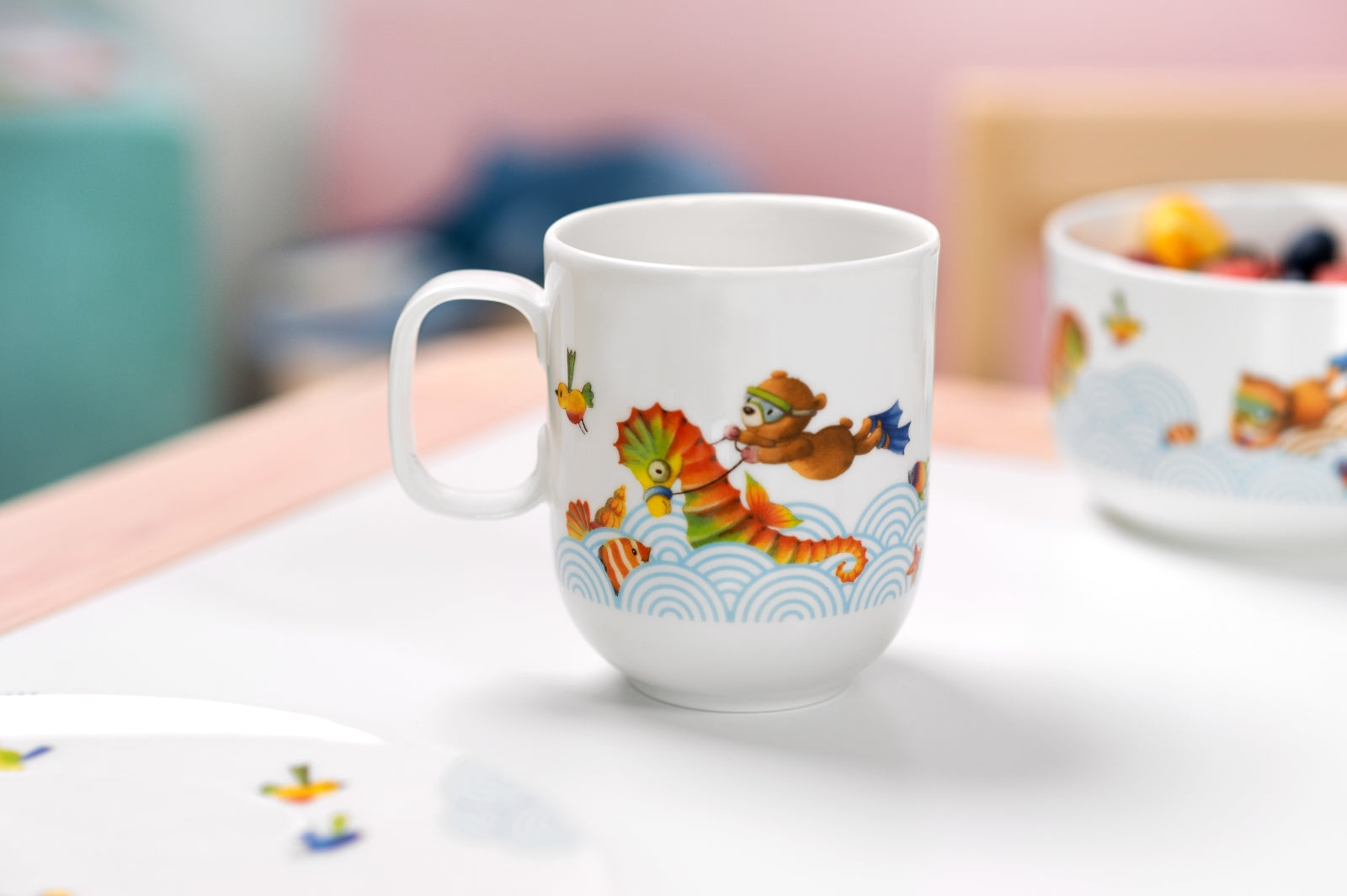 Villeroy & Boch Happy as a Bear Kinderbecher mit Henkel groß 0,28l - Produktbild 3