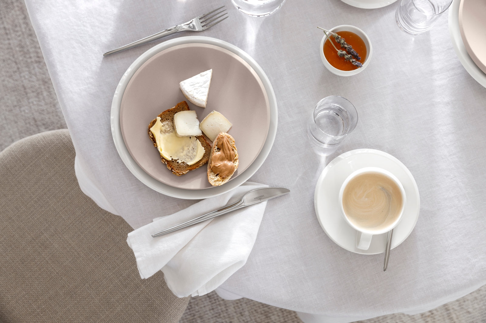 Villeroy & Boch NewMoon beige Frühstücksteller 24 cm - Produktbild 4