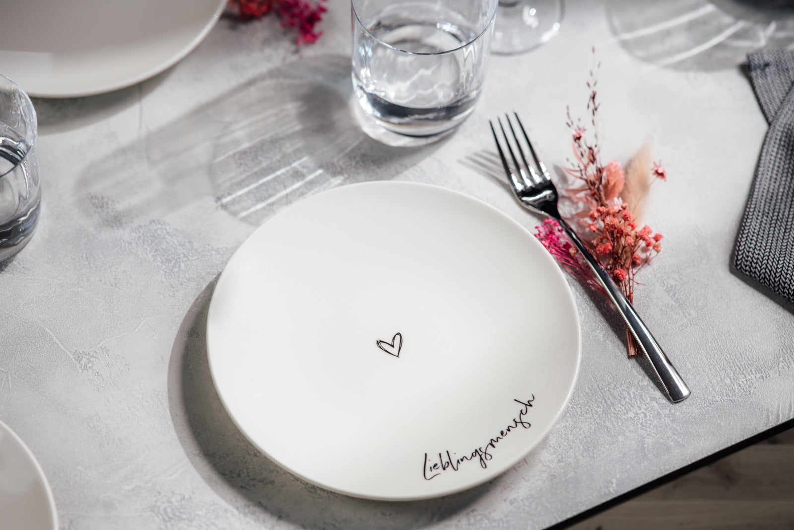 Villeroy & Boch Statement Frühstücksteller Lieblingsmensch 21 cm - Produktbild 2