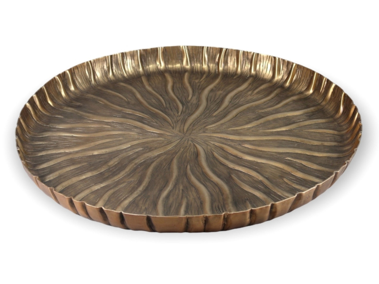 Dekocandle Servierplatte antikgold Ø 57 x 4 cm