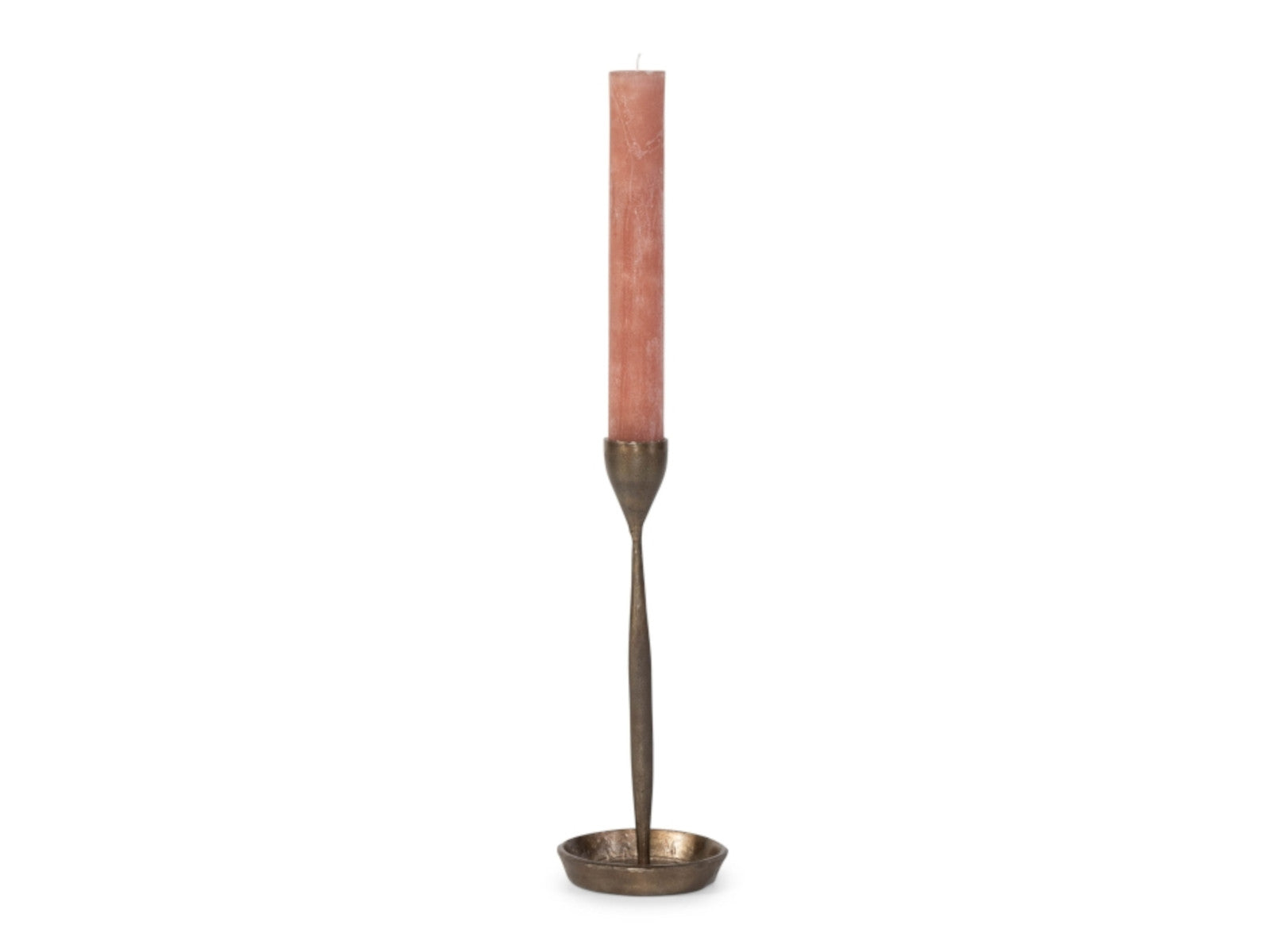 Dekocandle Kerzenhalter metal antikgold klein Ø 14 x 35 cm