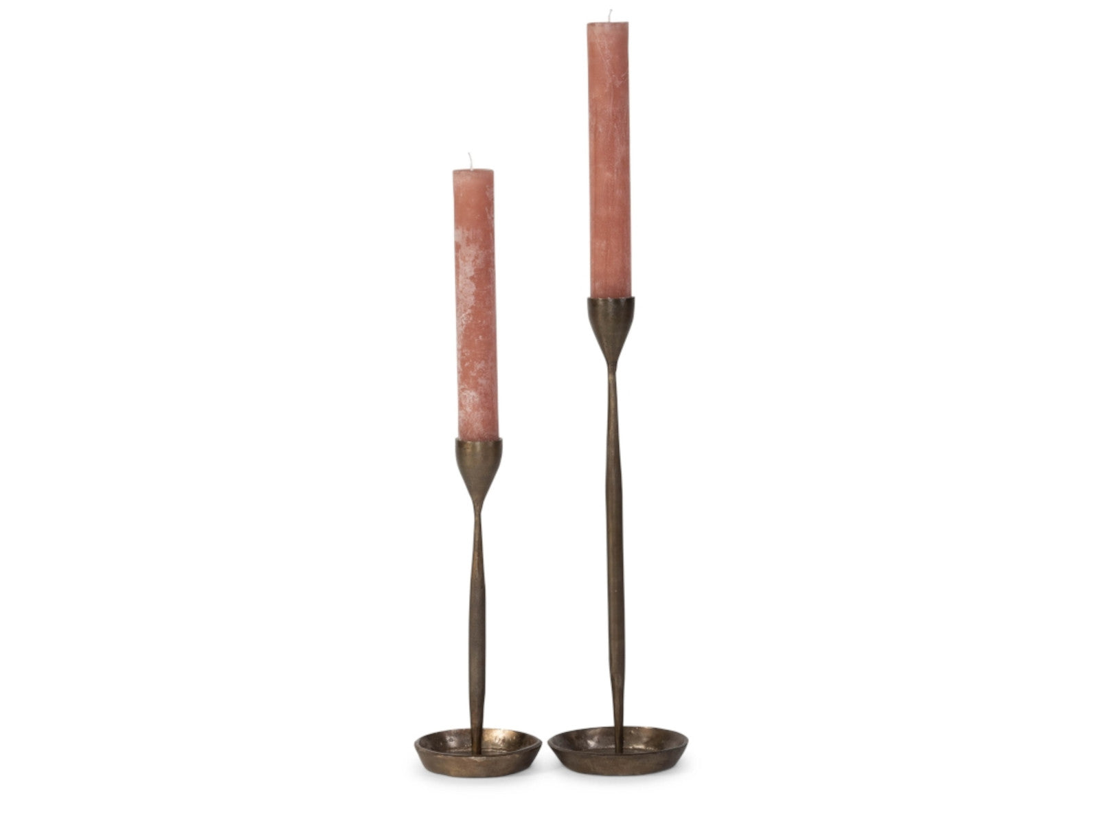 Dekocandle Kerzenhalter metal antikgold klein Ø 14 x 35 cm - Produktbild 2