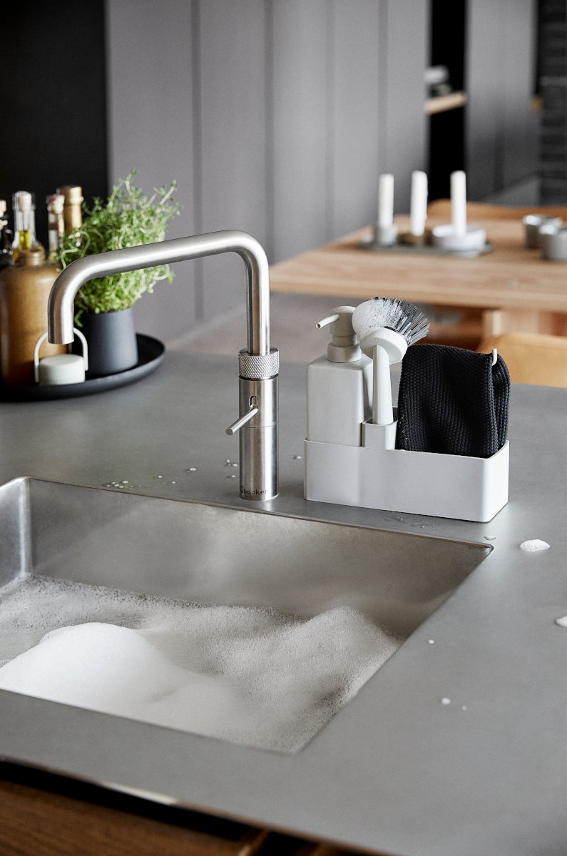 Zone Denmark Geschirrspülset mit Putzlappen warm grey 4tlg - Produktbild 3