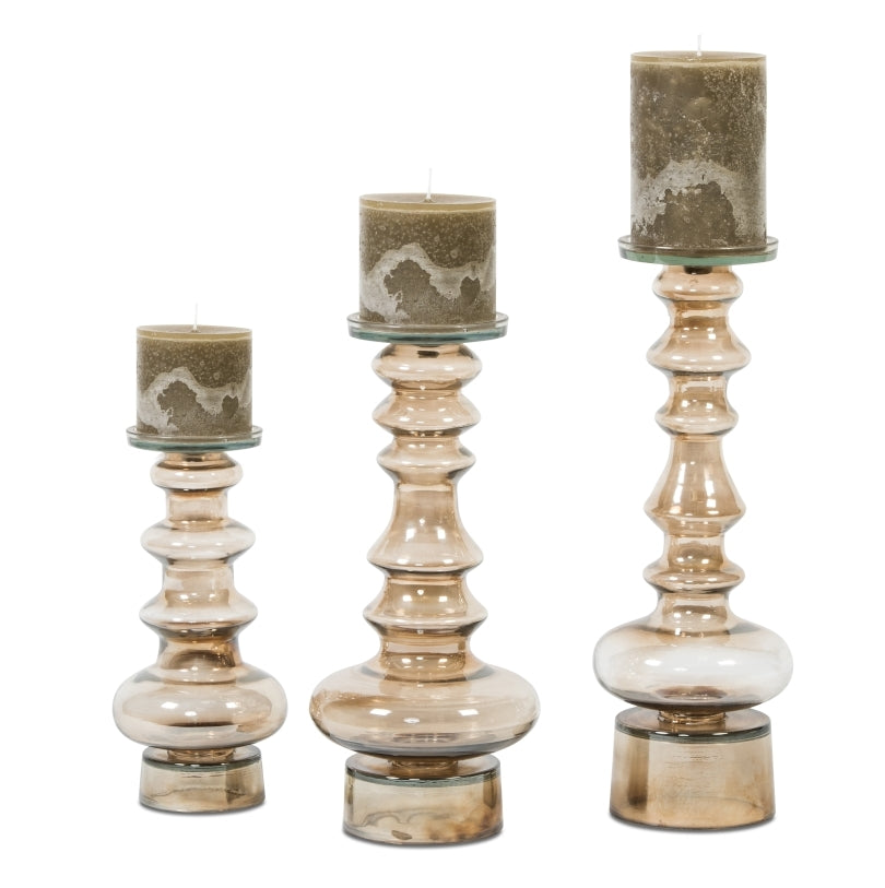 Dekocandle Kerzenhalter glas Ø 16 x 46 cm