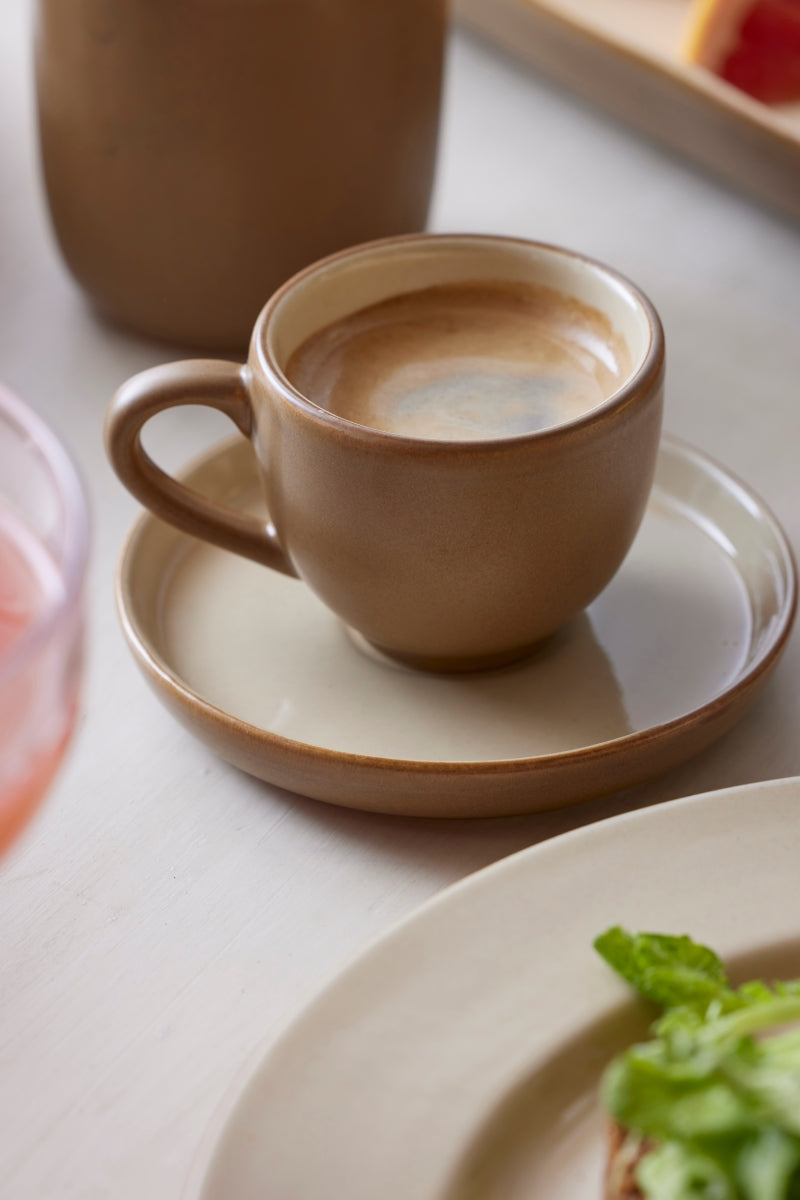 Bitz Espressotasse mit Untertasse wood/sand 0,07 l - Produktbild 2